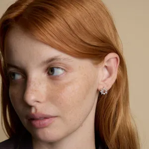 Lab Grown Multi Shape Diamond Circle Earrings