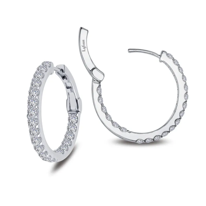 Lafonn 25 mm Hoop Earrings