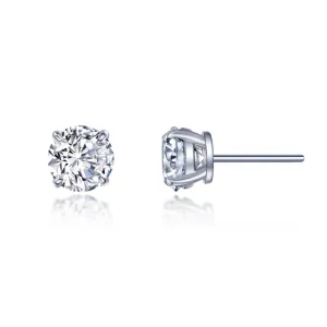 Lafonn 4 CTW Solitaire Stud Earrings