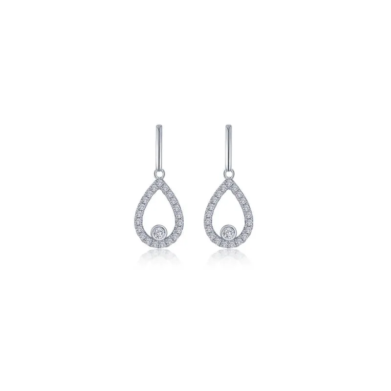 Lafonn Classic Pear-Shaped Drop Earrings