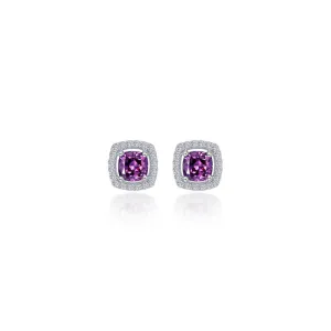 Lafonn Cushion-Cut Halo Stud Earrings