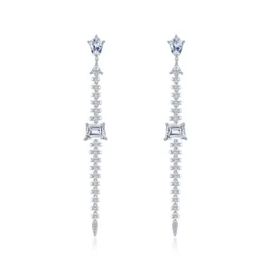 Lafonn Long Linear Dangling Earrings