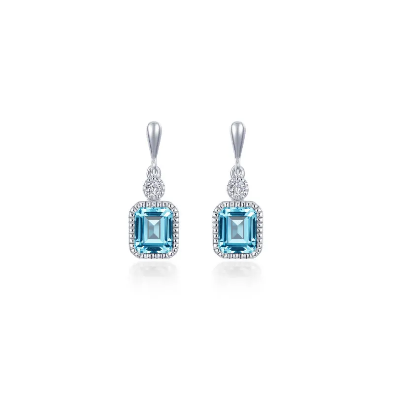 Lafonn March Birthstone Earrings