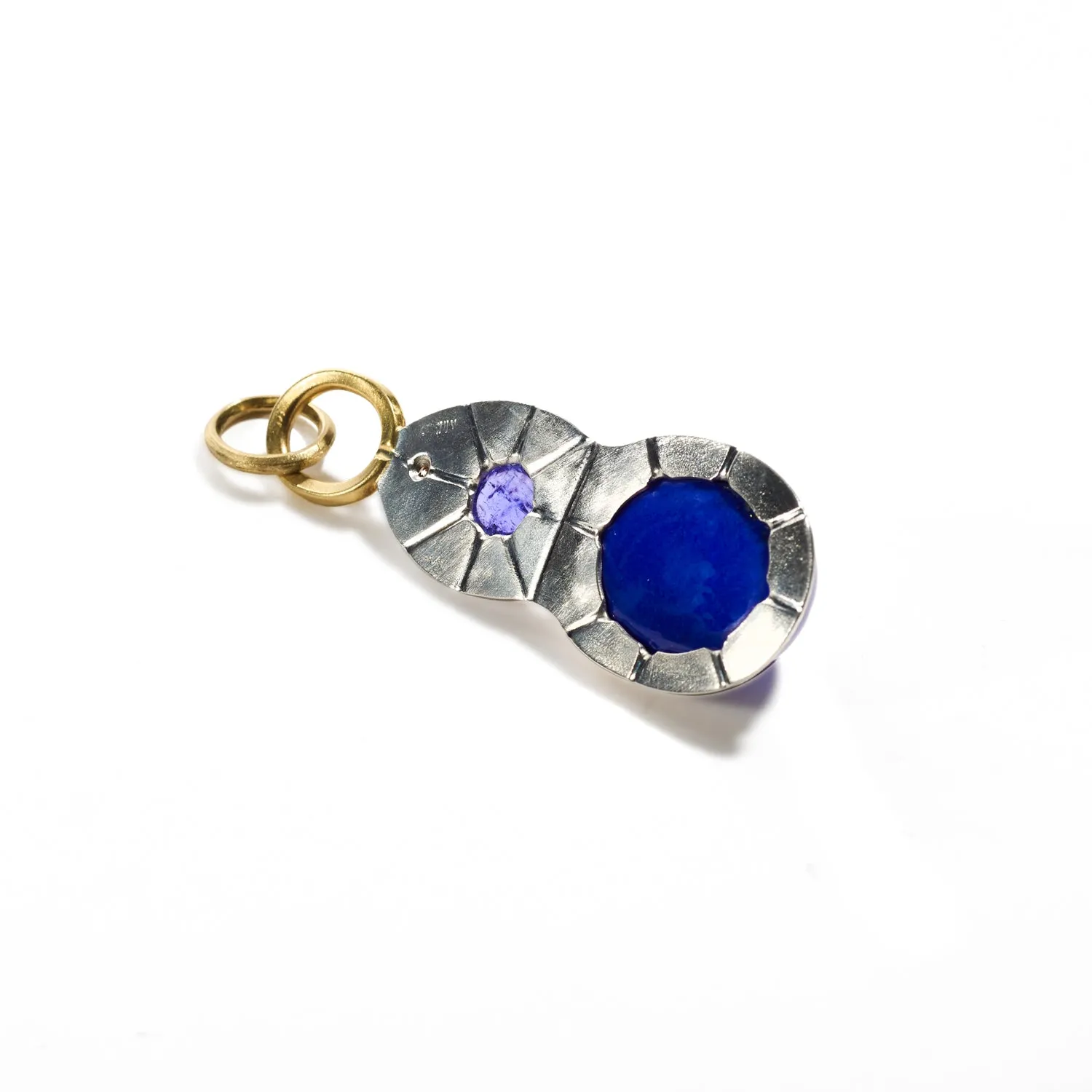 Lapis Lazuli and Tanzanite Pendant