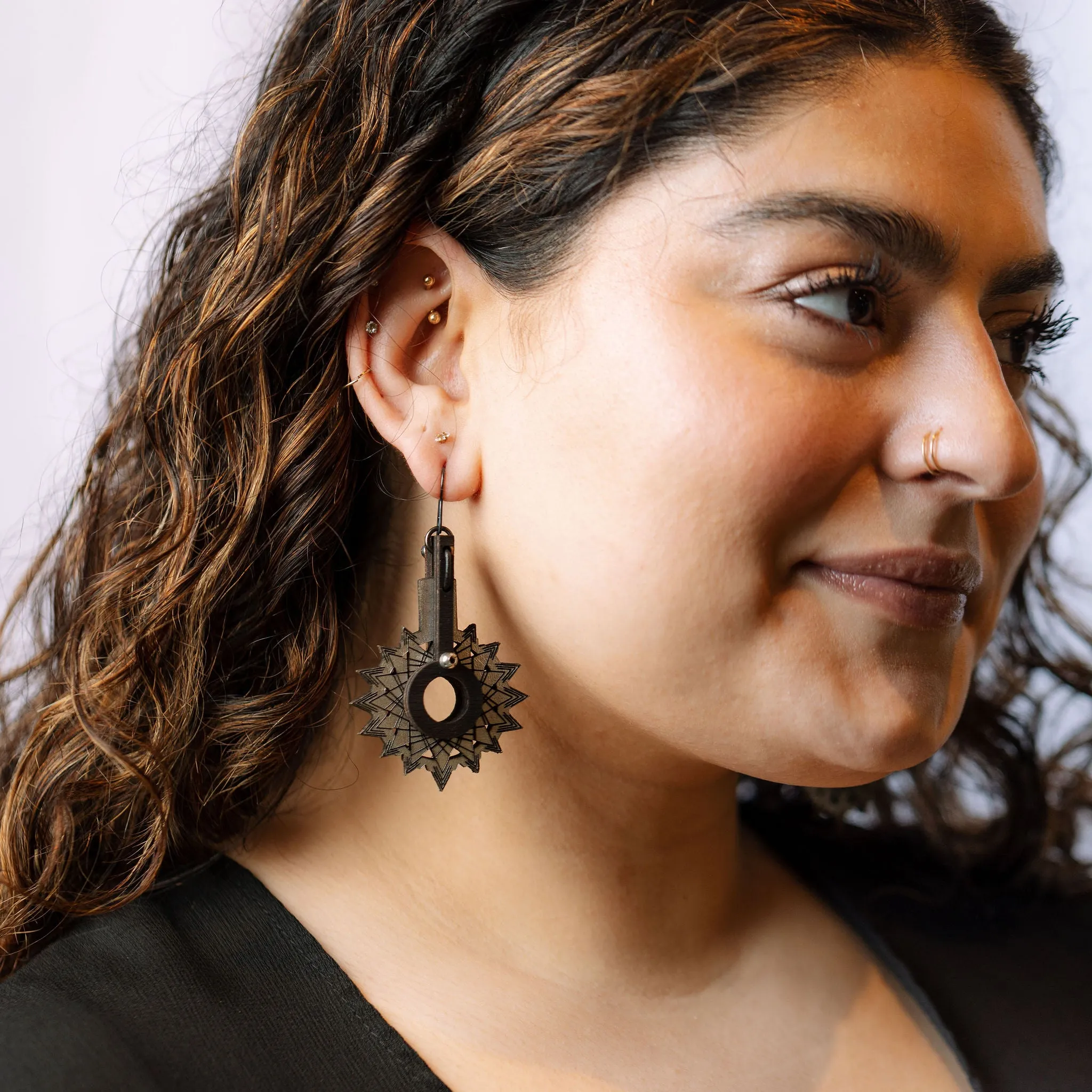 Lasercut Starport Earrings
