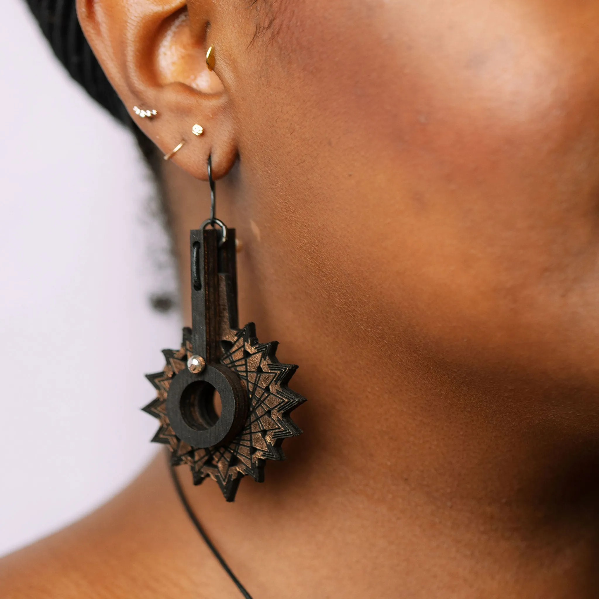 Lasercut Starport Earrings
