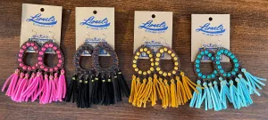 Leather Fringed Fashion Earring