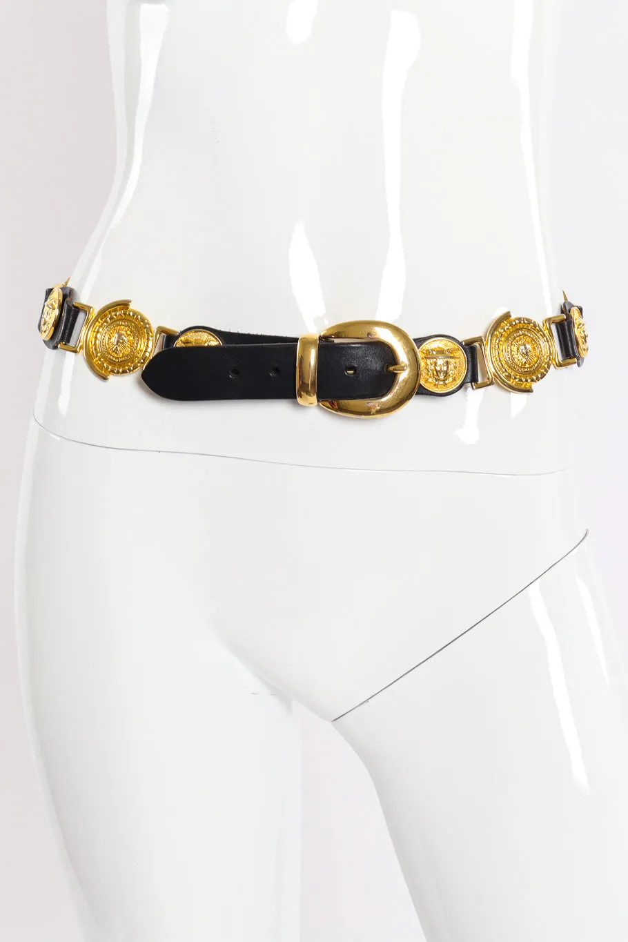 Leather Medusa Link Belt