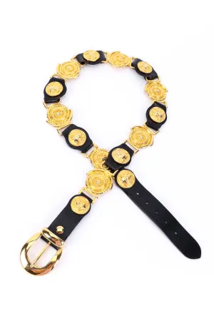 Leather Medusa Link Belt