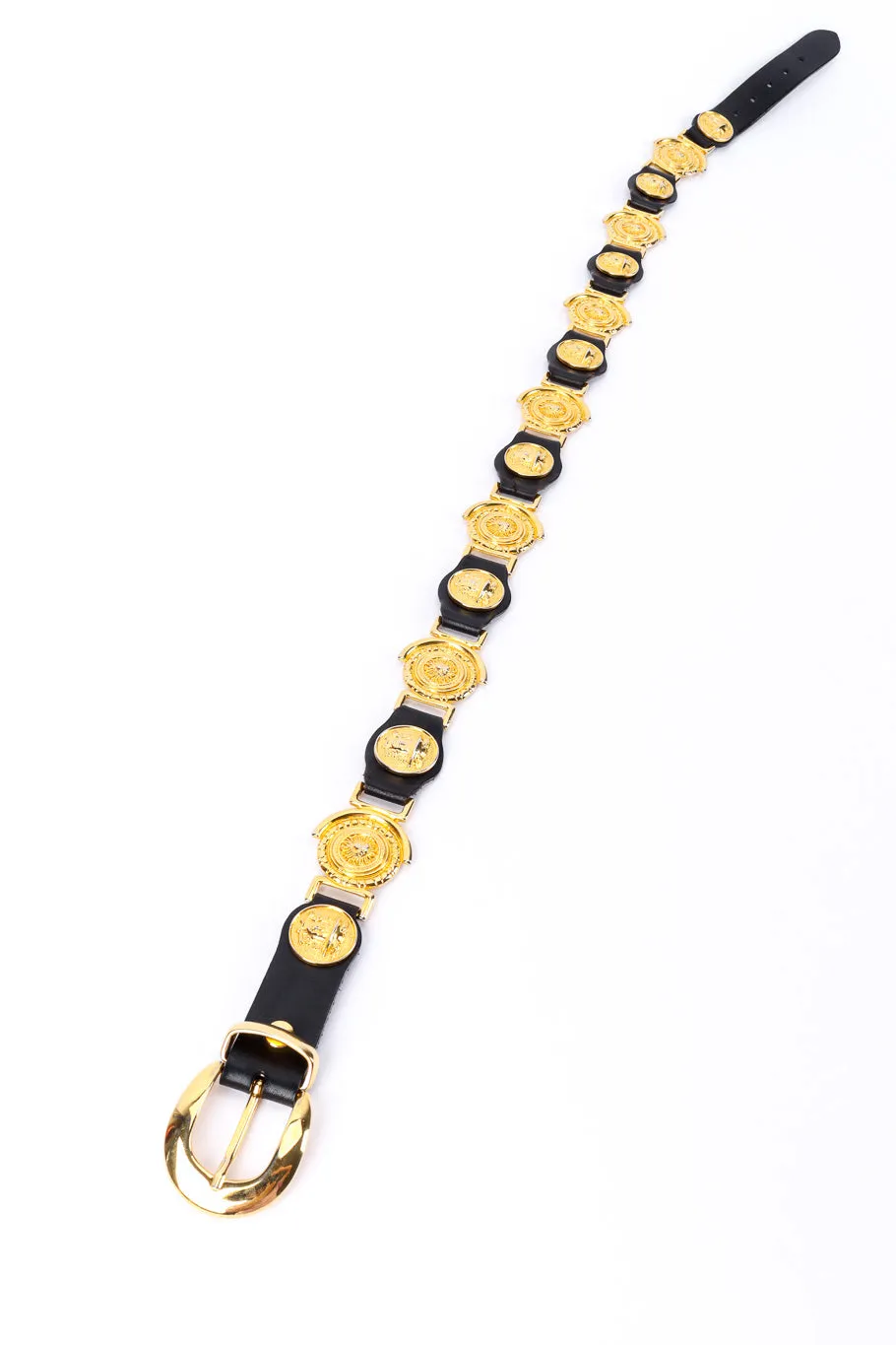 Leather Medusa Link Belt