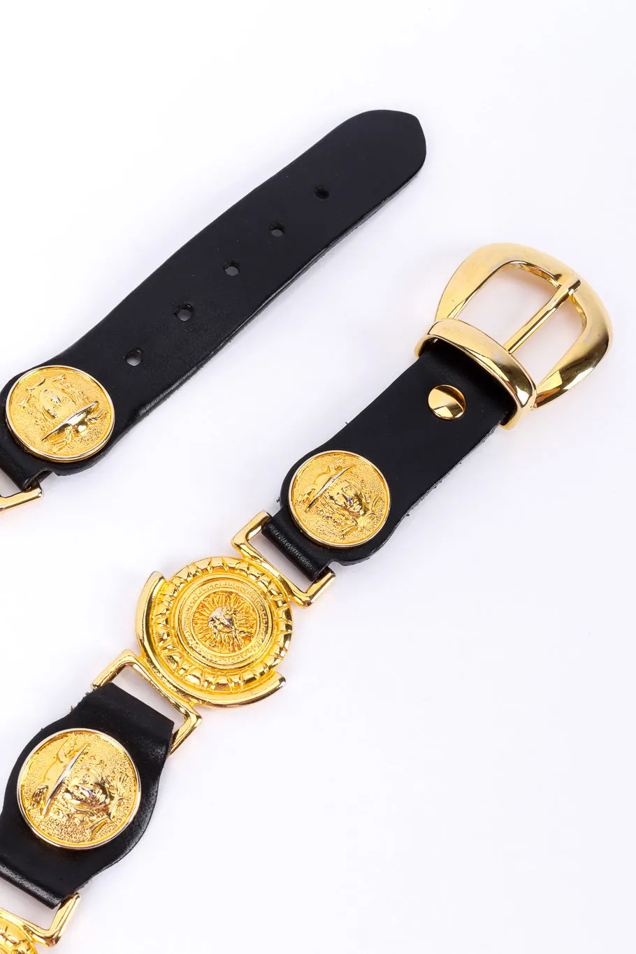 Leather Medusa Link Belt
