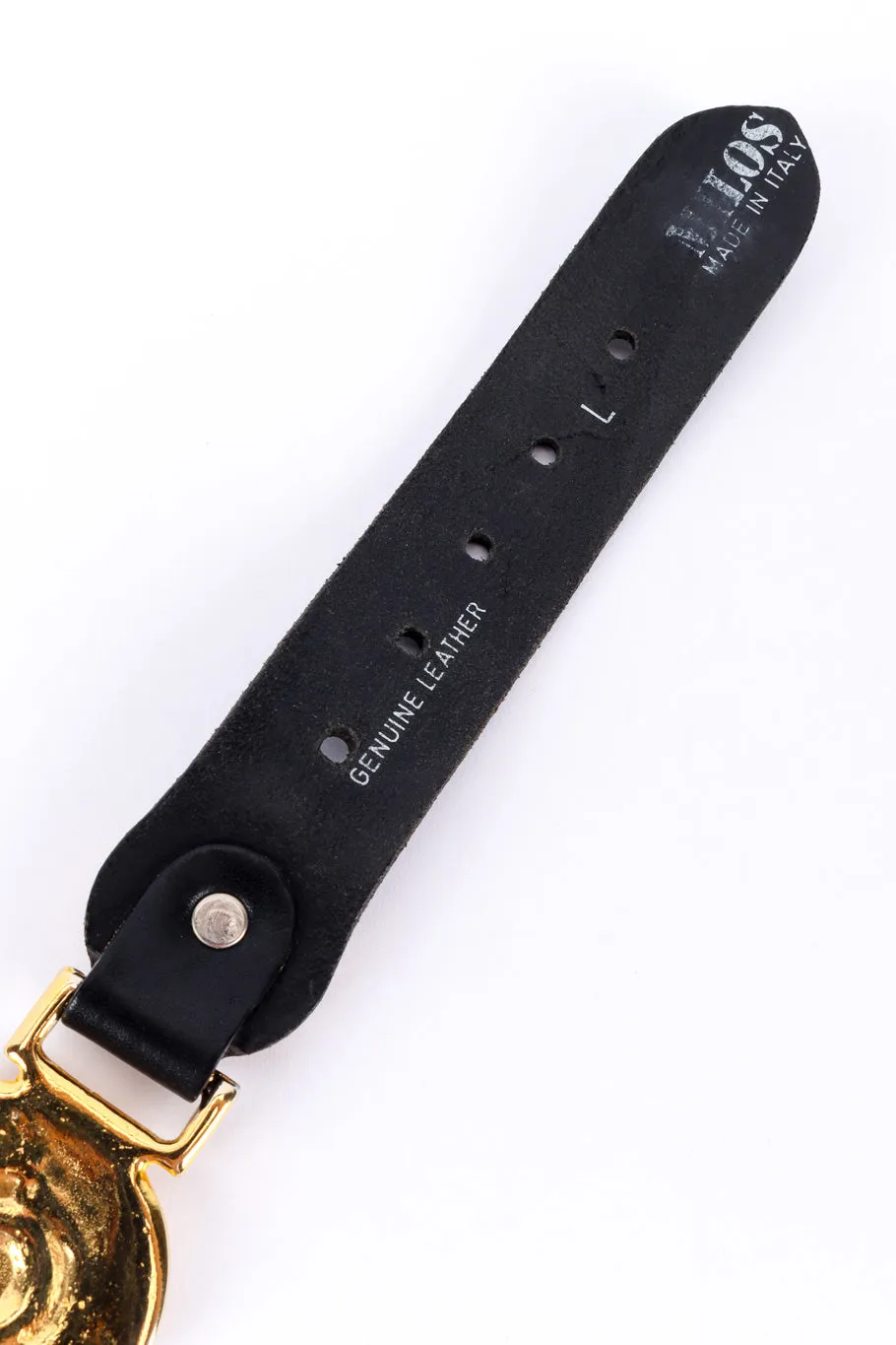 Leather Medusa Link Belt