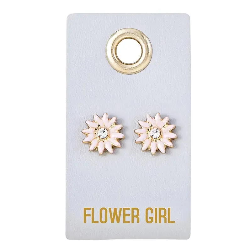 Leather Tag Earrings