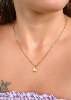 Lock necklace
