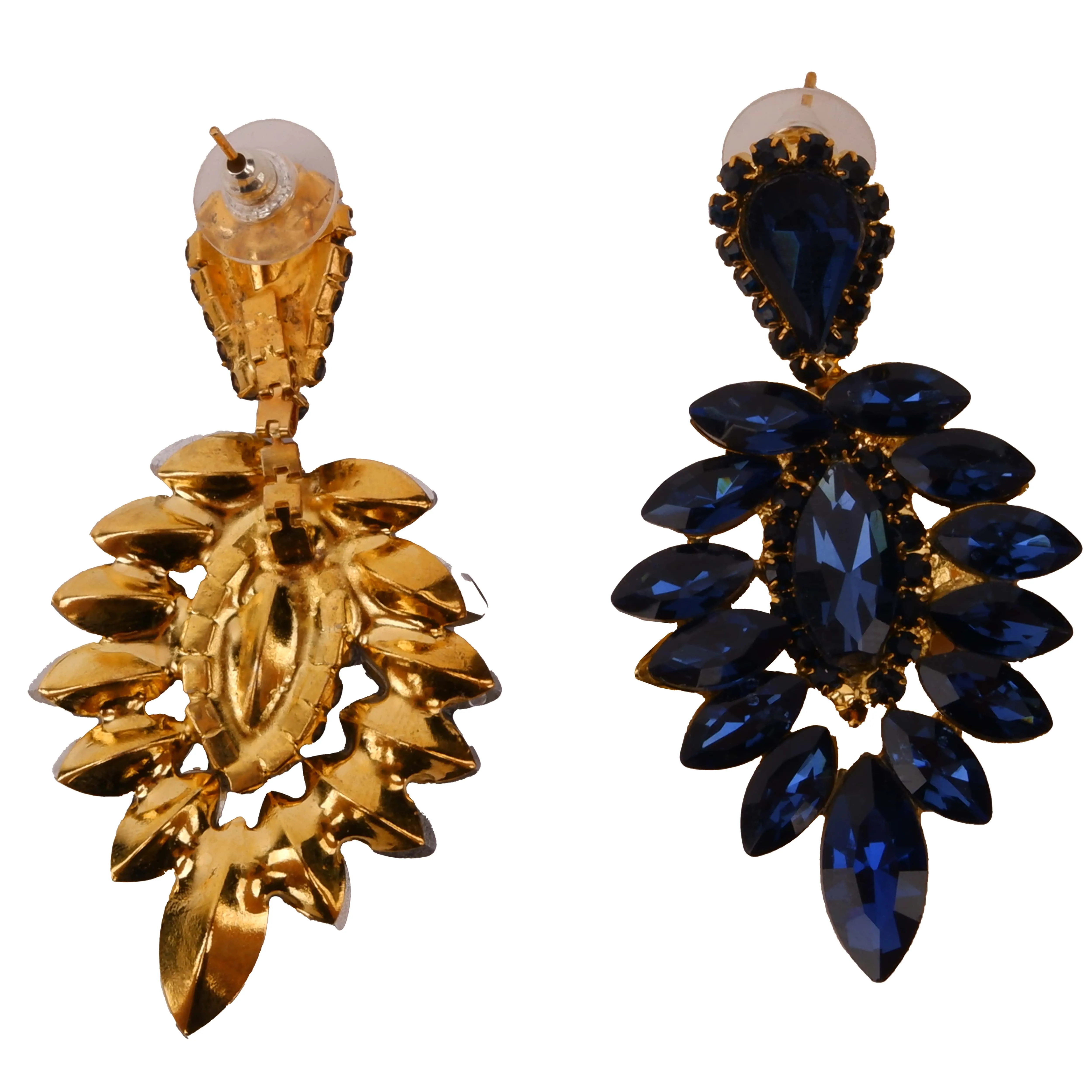Luminous Crystal Glass Earrings