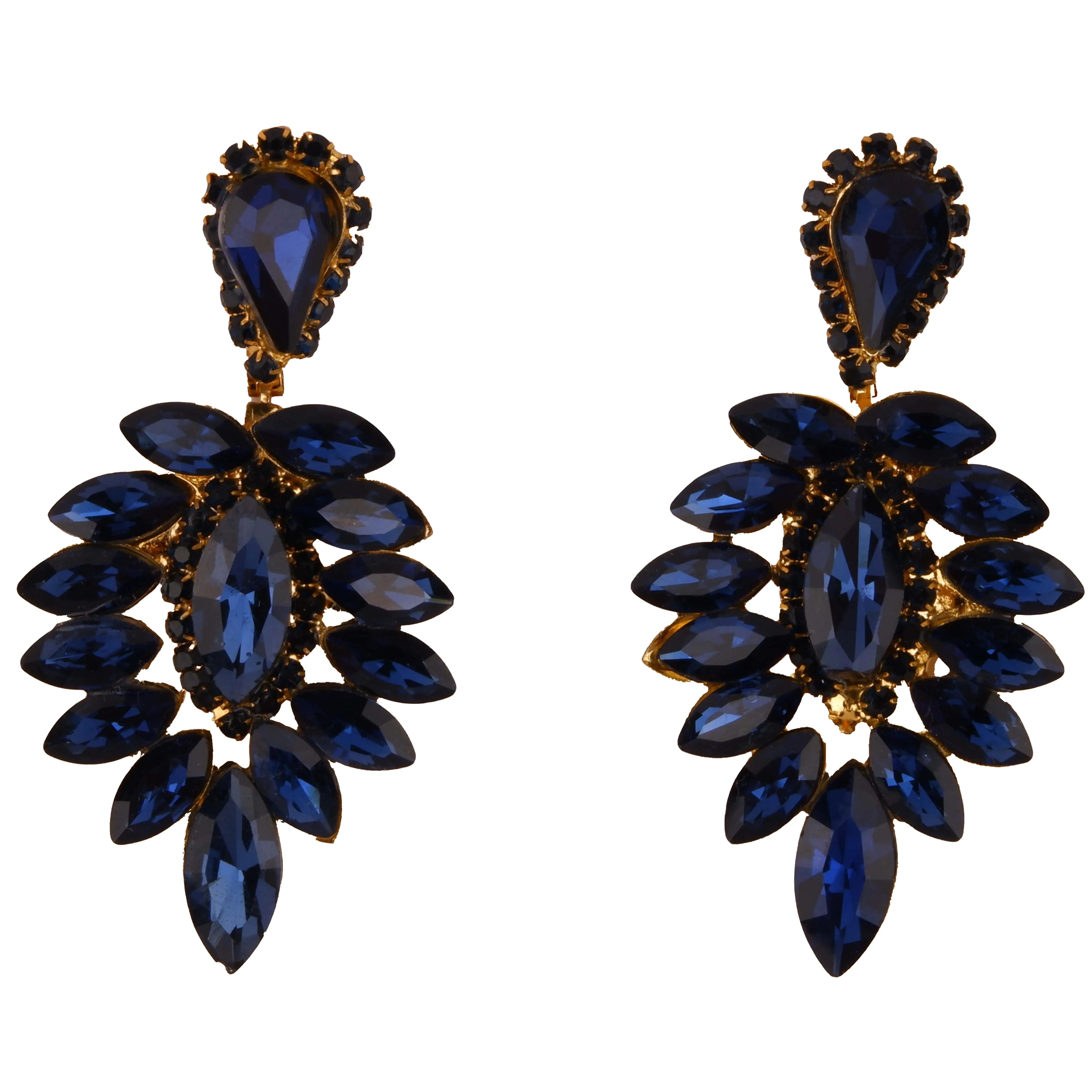 Luminous Crystal Glass Earrings