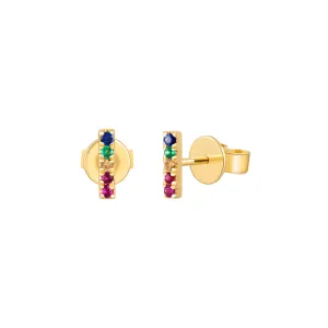 Mackenzie Rainbow Bar Earrings