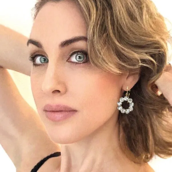 major sparkle drop earrings