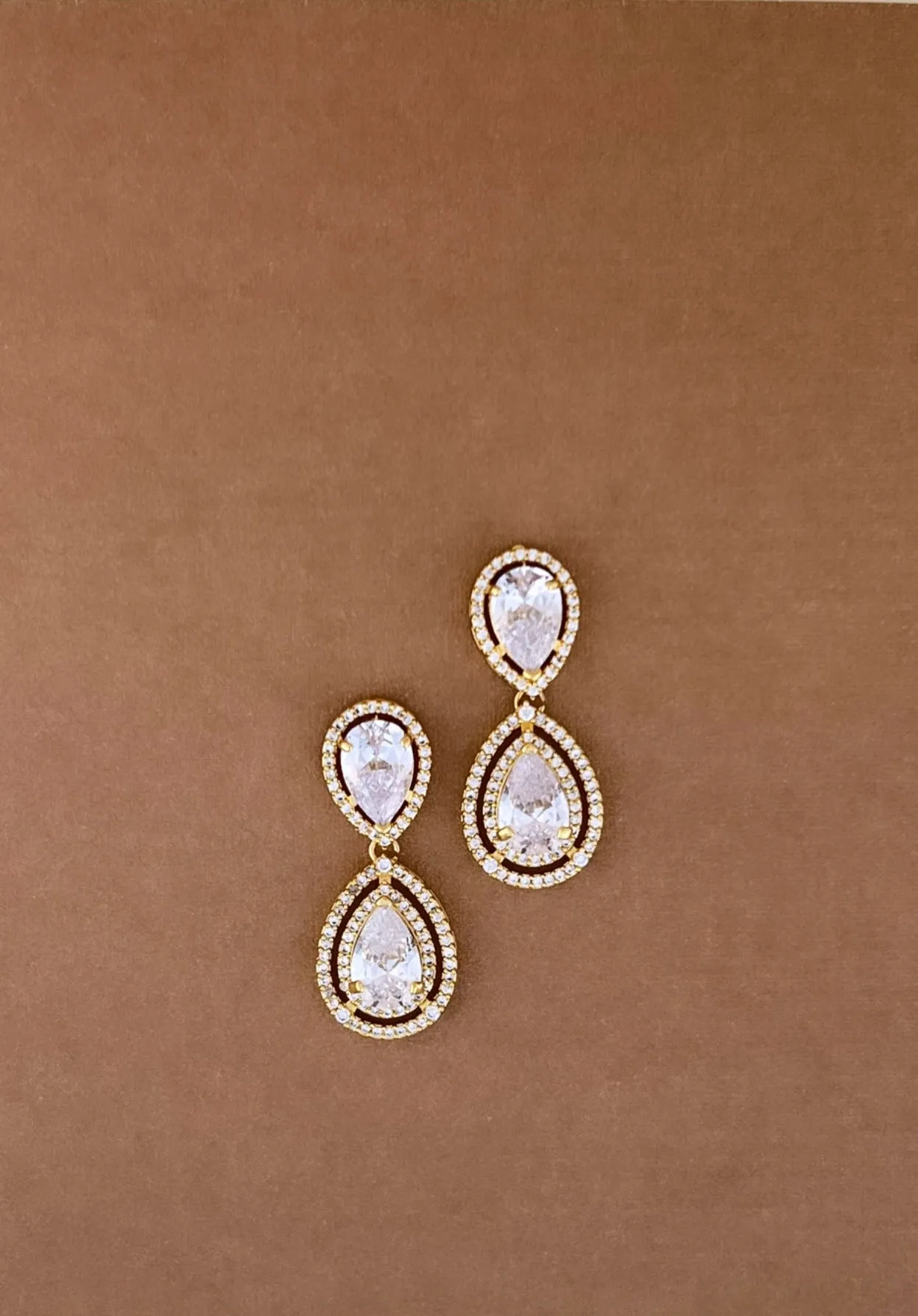 MARA Drop Earrings with Swarovski Crystals