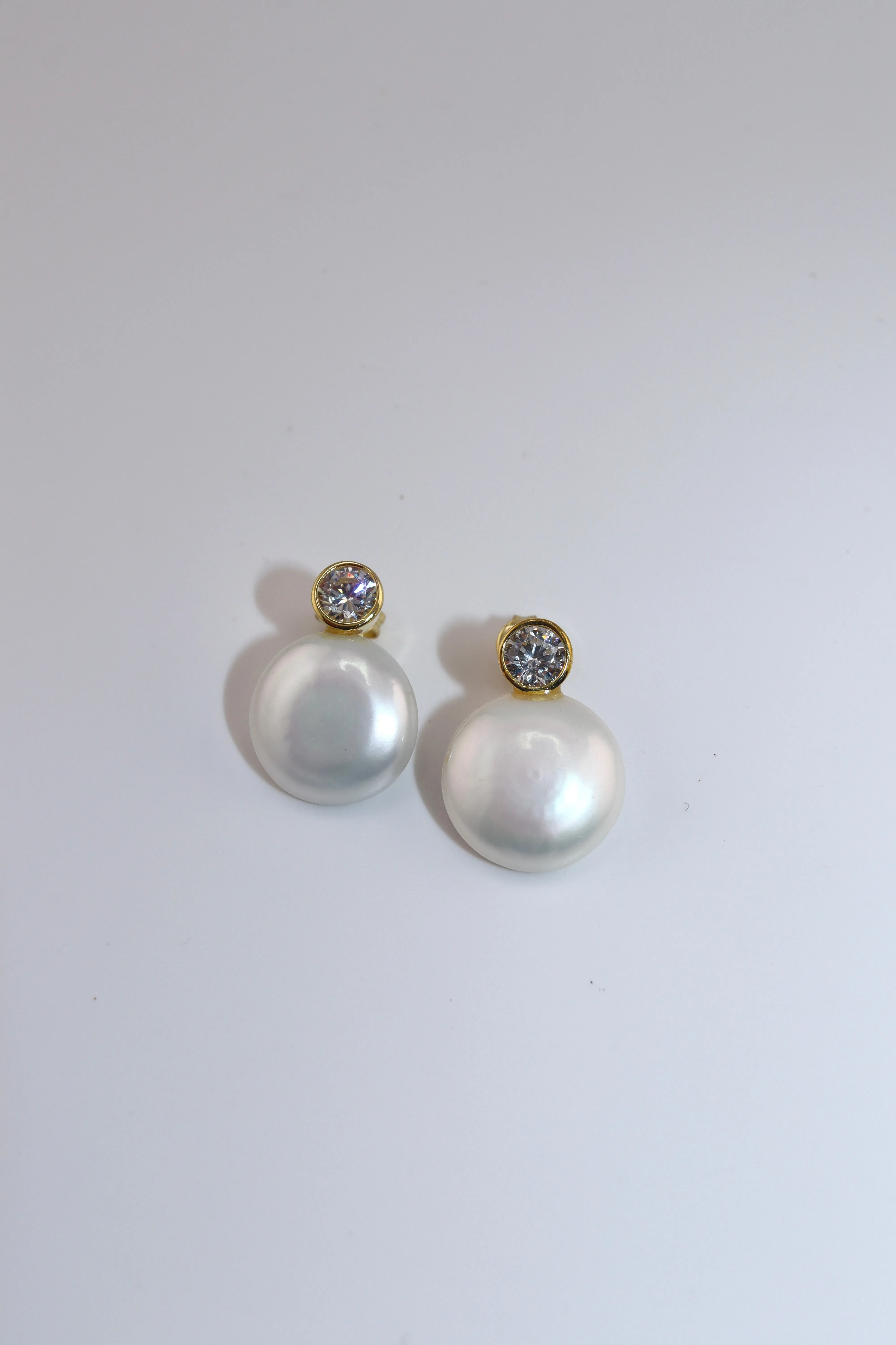 Marilyn Crystal Pearl Earrings