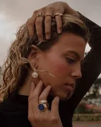 Mariner’s Star Charm Earrings