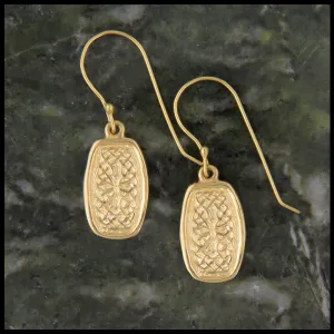 Maura's Knot Earrings in Gold