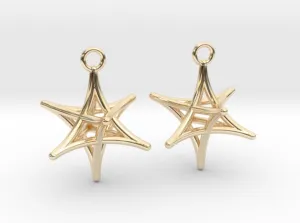 Merkaba Earrings (Metal)
