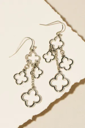 Metallic Clover Charm Dangle
