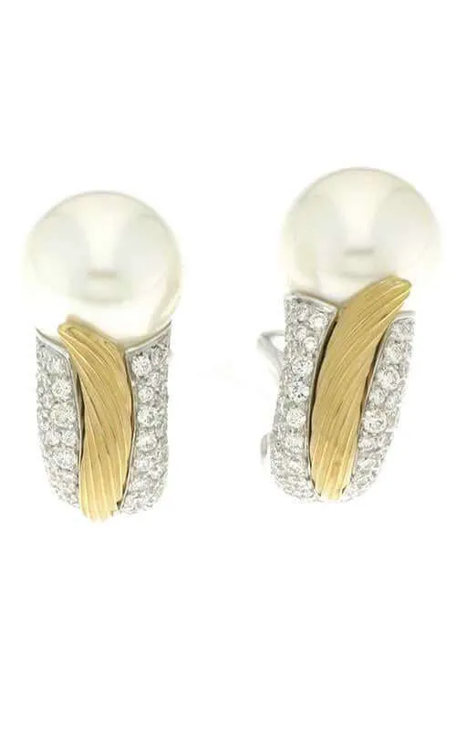 Mikimoto Dorothea White South Sea Pearl Earrings (MEE10004NDXC)