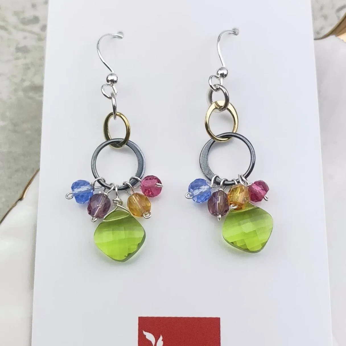 Mini Bubbles of Color Earrings