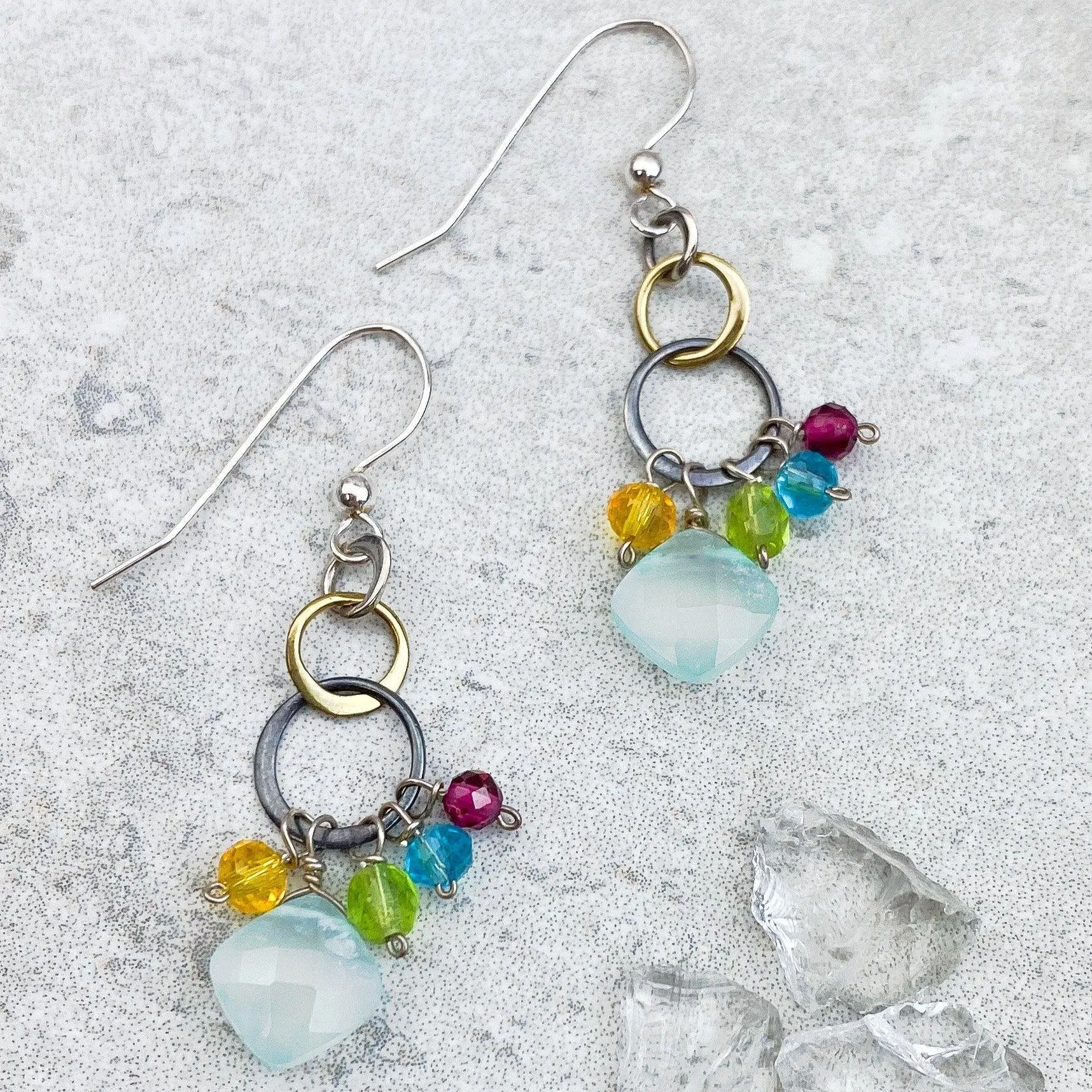 Mini Bubbles of Color Earrings