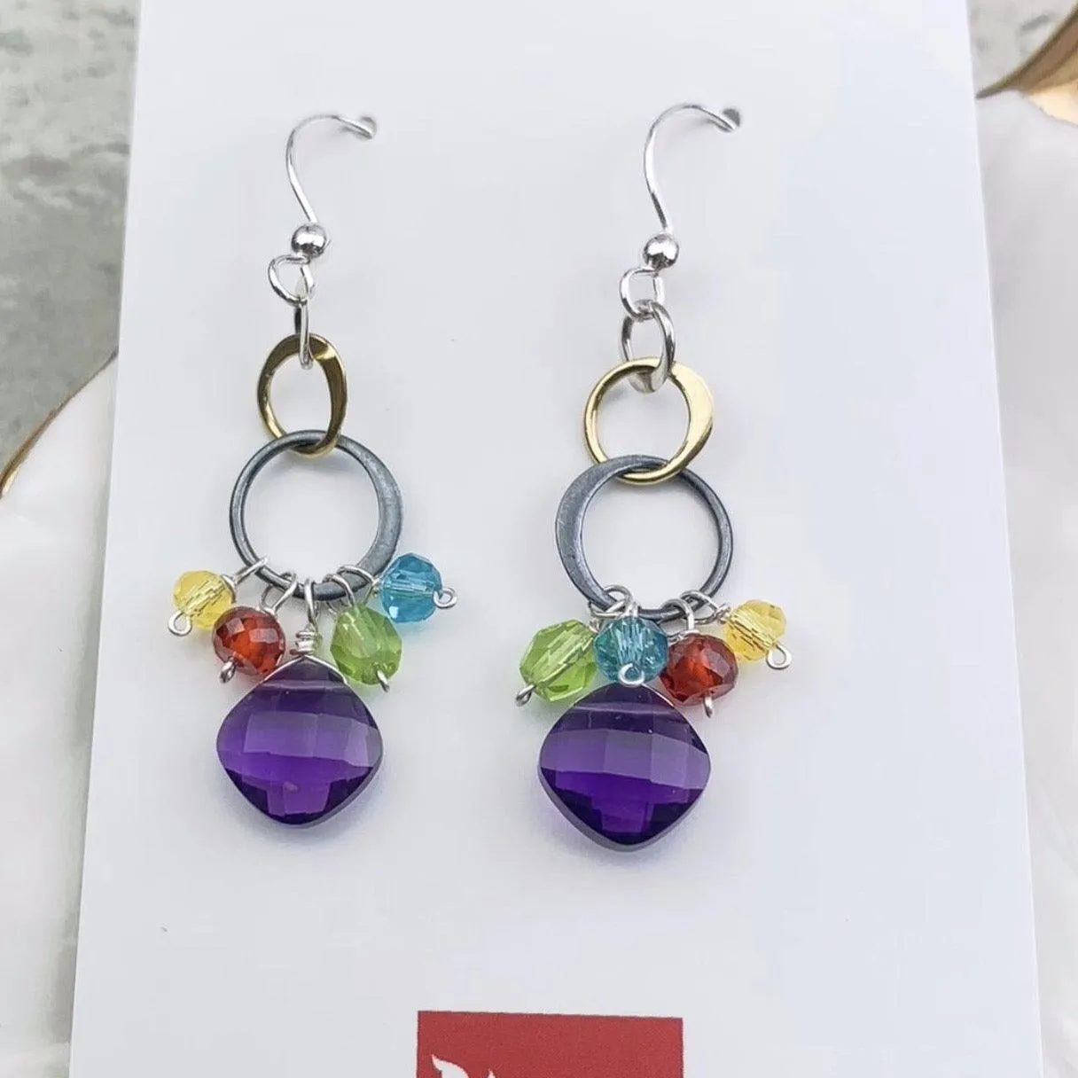 Mini Bubbles of Color Earrings