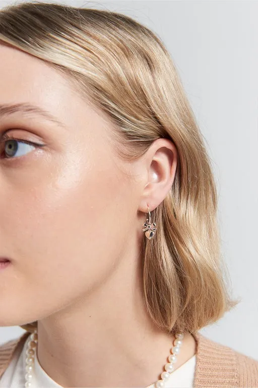 Mini Superlove Hoops Silver/Rose Gold