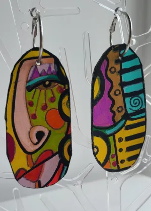 Mitchell, Tonia (Handmade Leather Earrings #45)