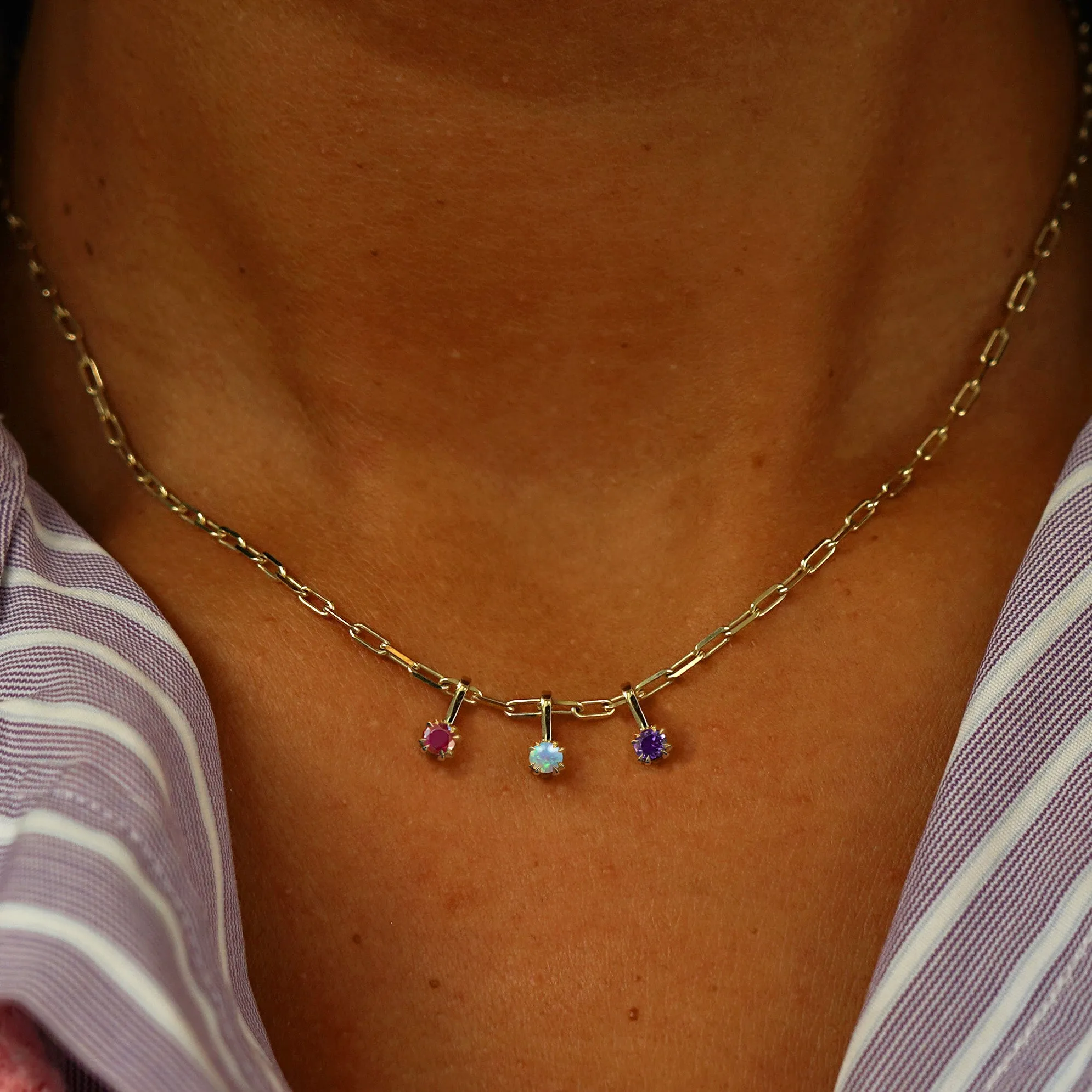 Moissanite Charm