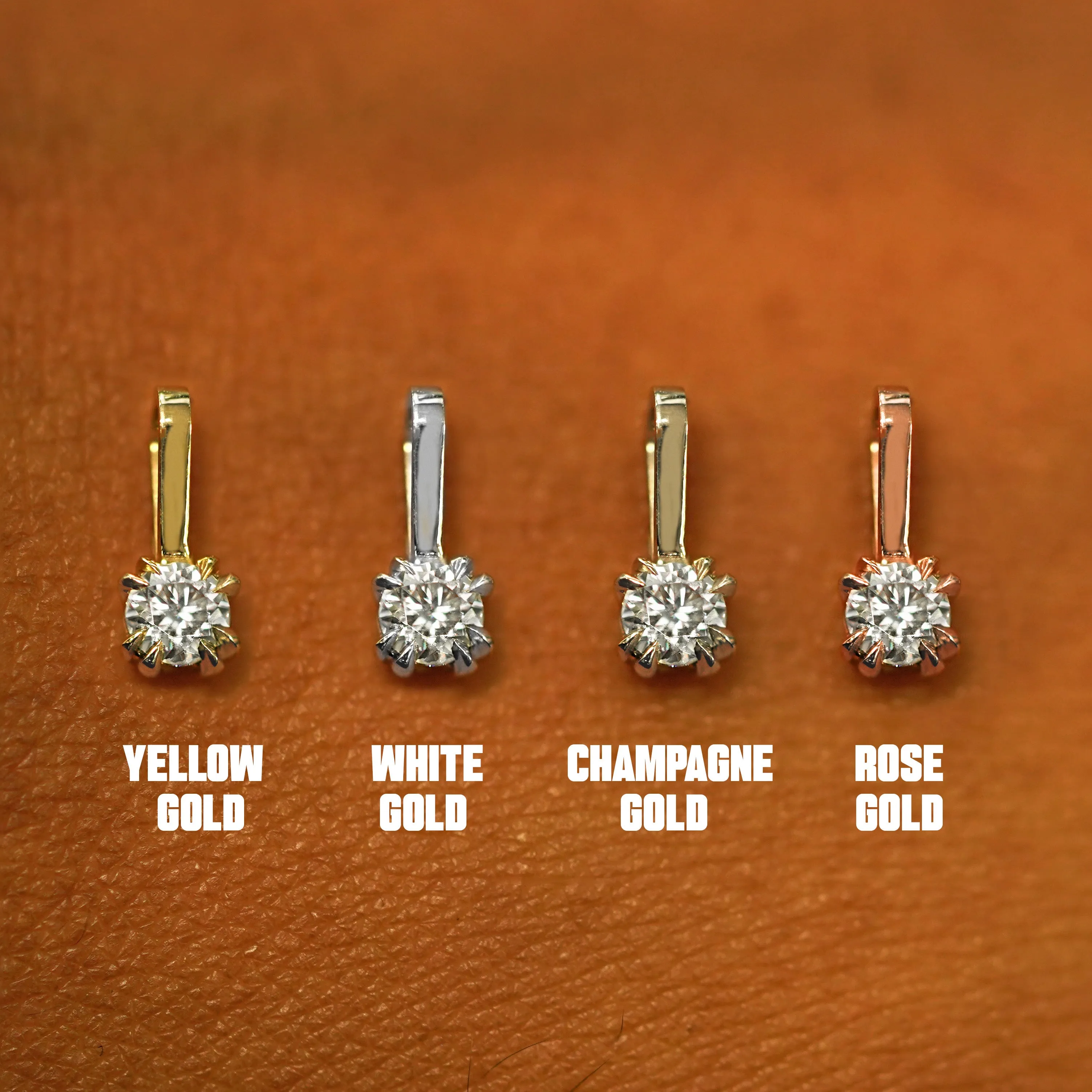 Moissanite Charm