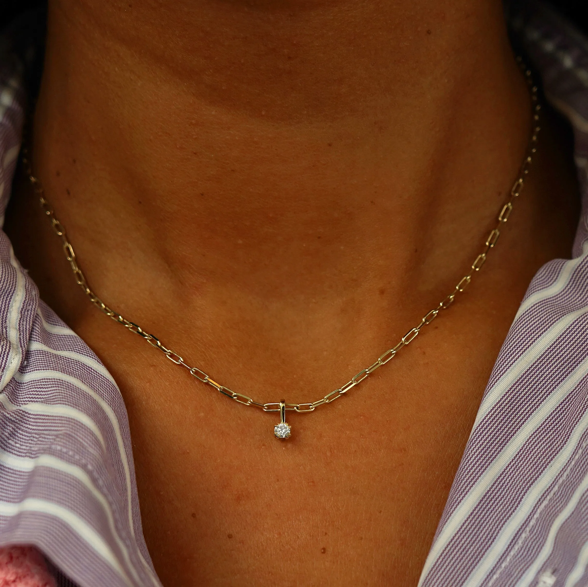 Moissanite Charm