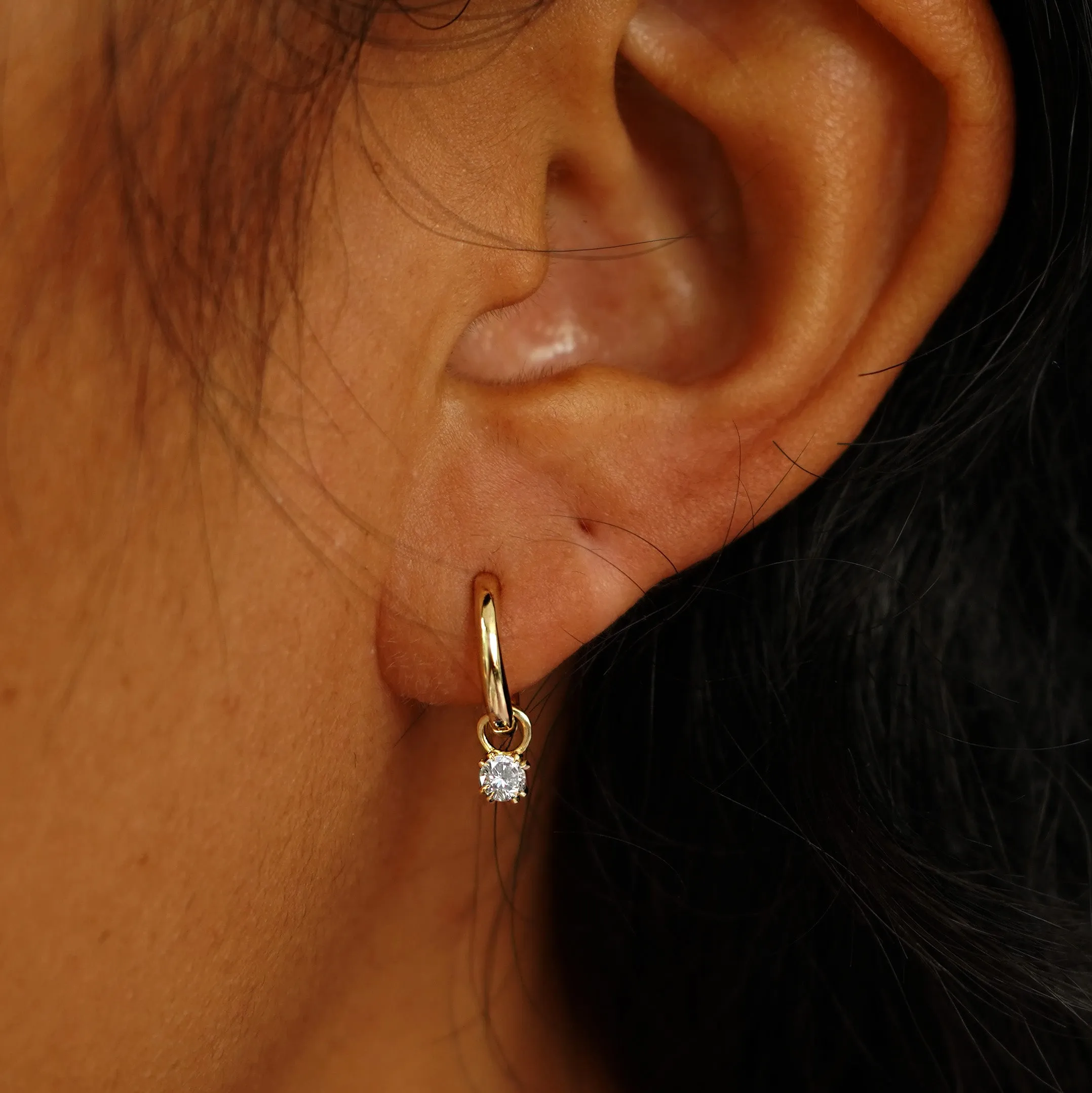 Moissanite Charm