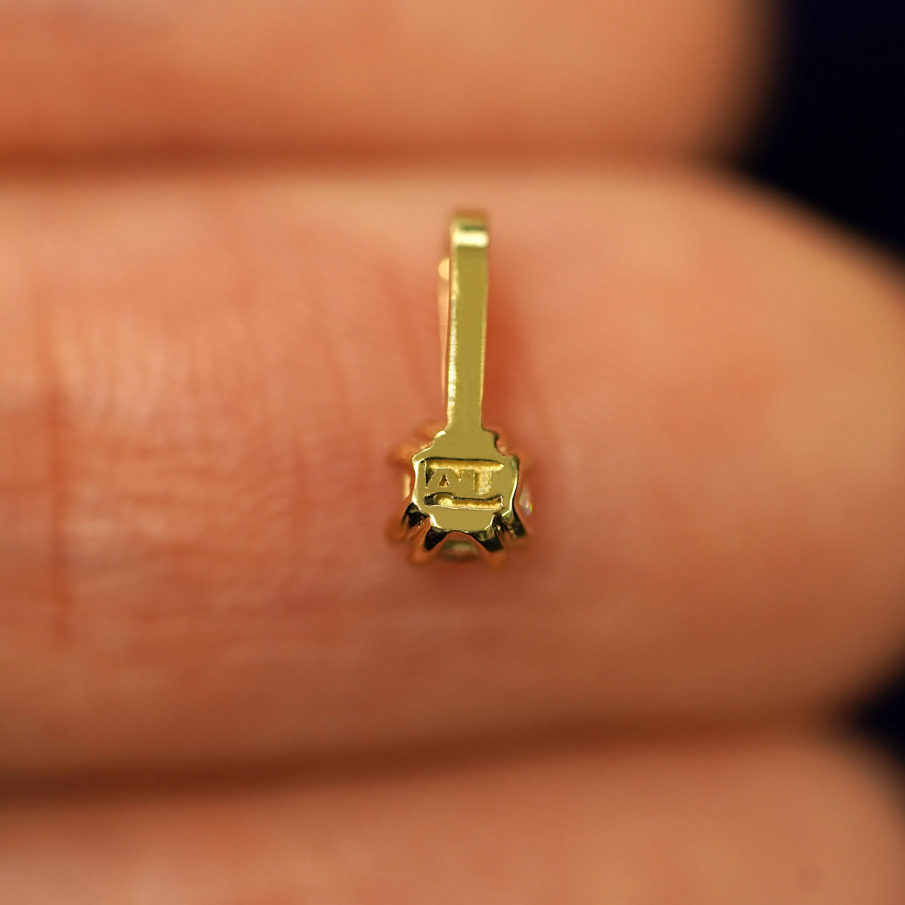 Moissanite Charm