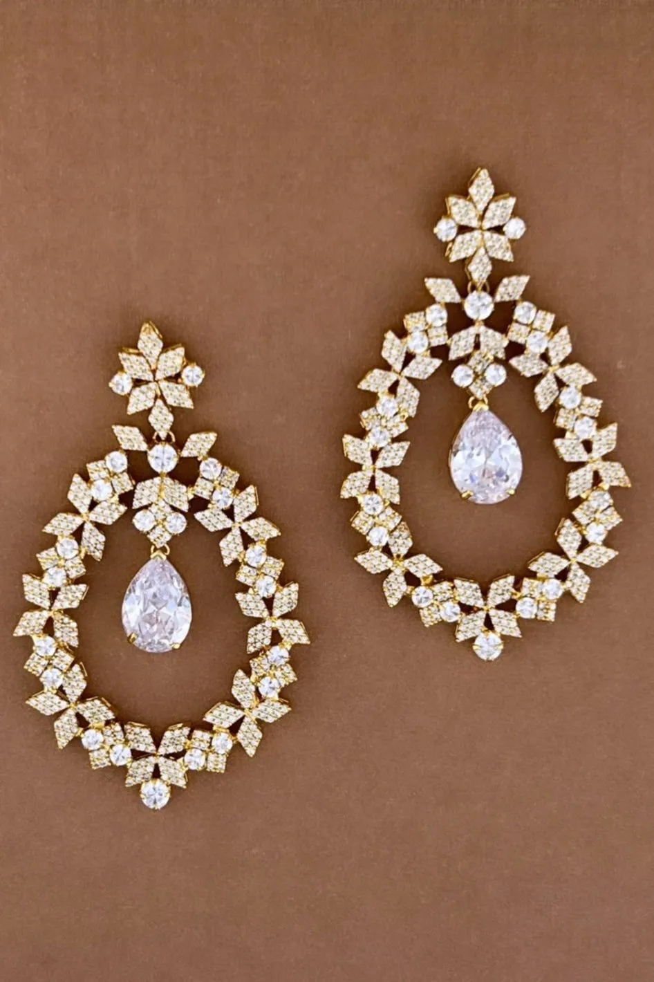 MOISSANITE Simulated Diamond Earrings