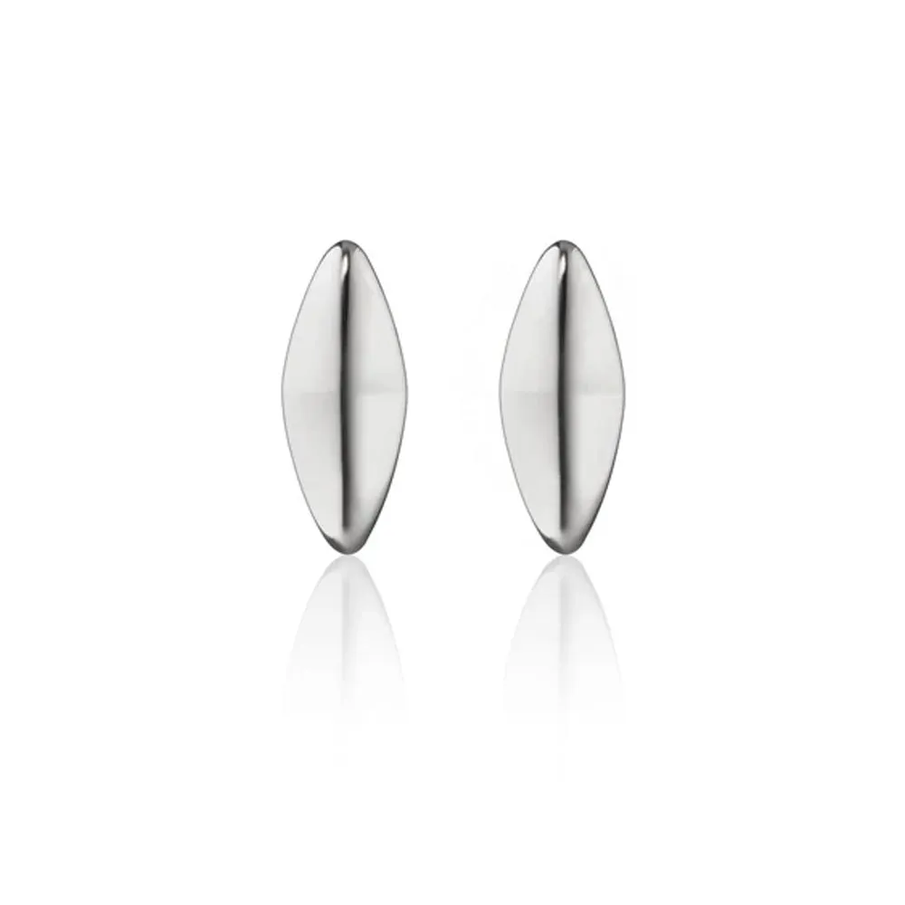 Monica Rich Kosann Sterling Silver Large "Points North" Earrings