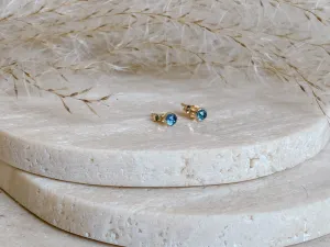 Montana Sapphire Stud Earrings