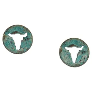 Montana Silversmiths Vintage Nickel Attitude Earrings