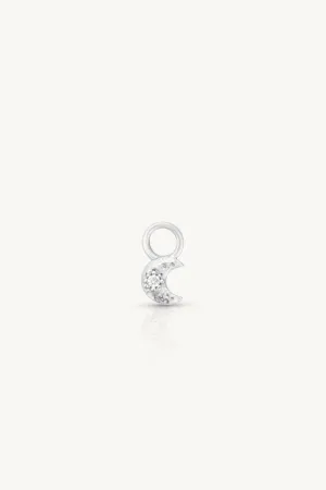 Moon Silver Charm