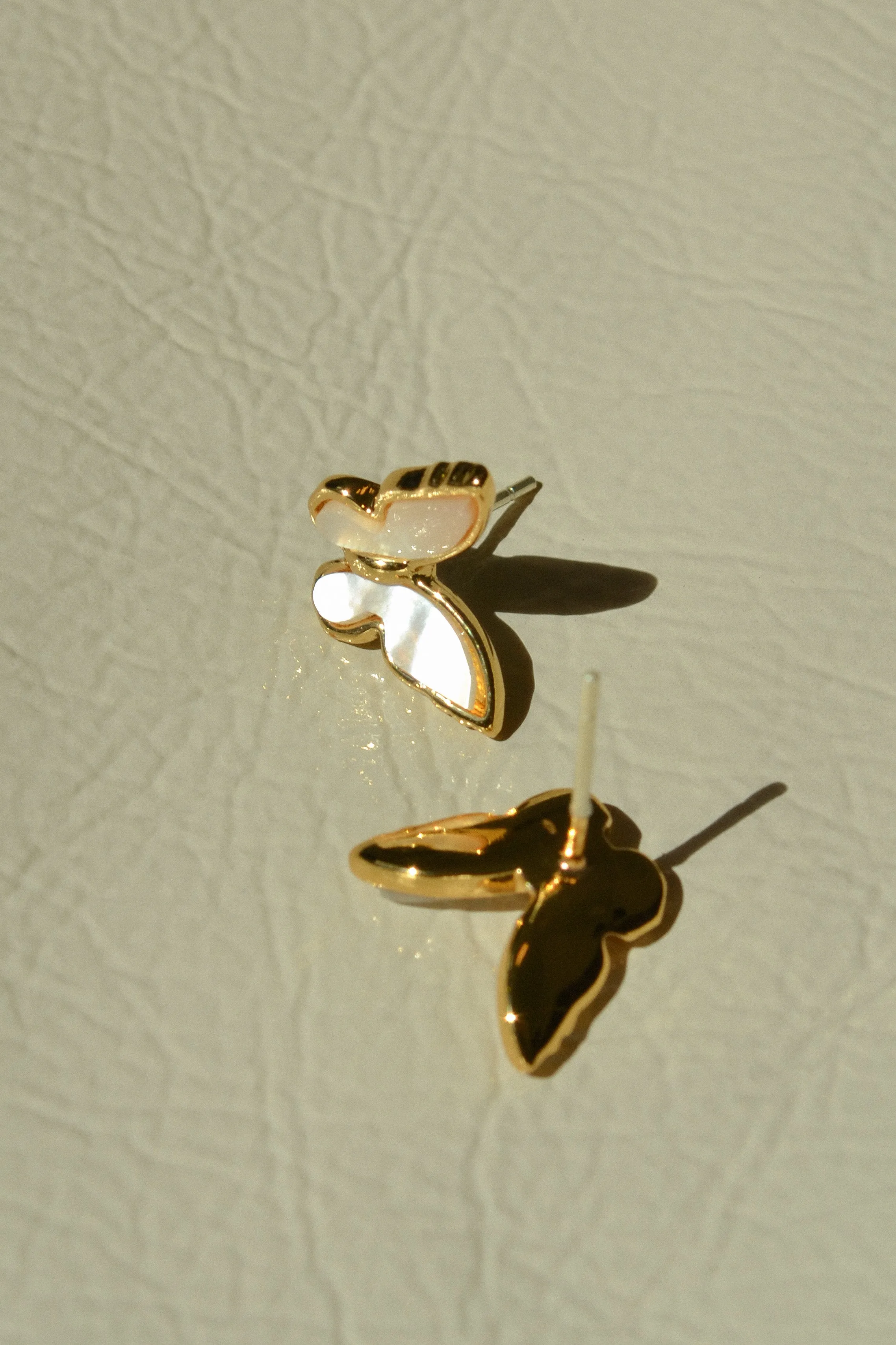 Mother of Pearl Butterfly Studs