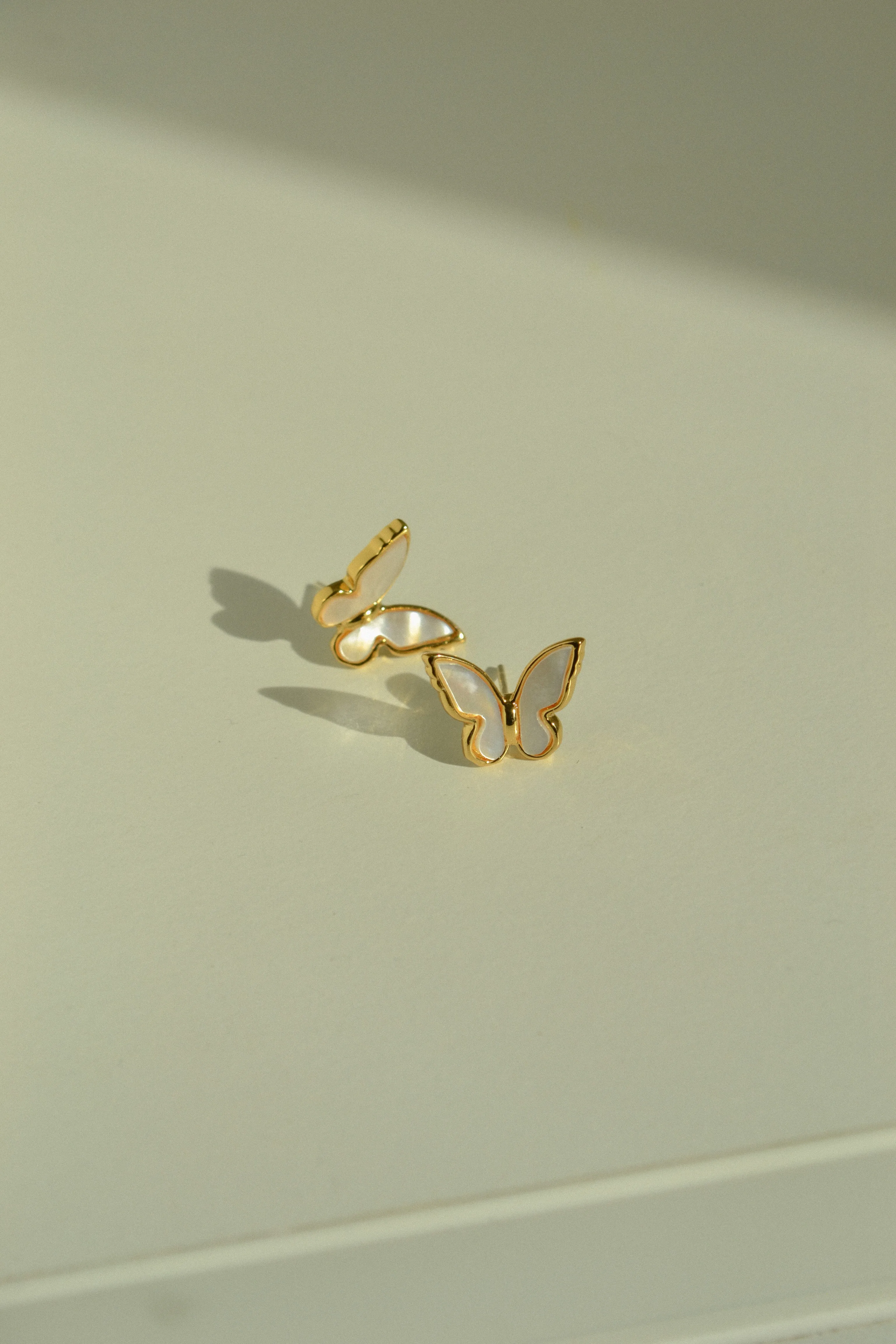 Mother of Pearl Butterfly Studs