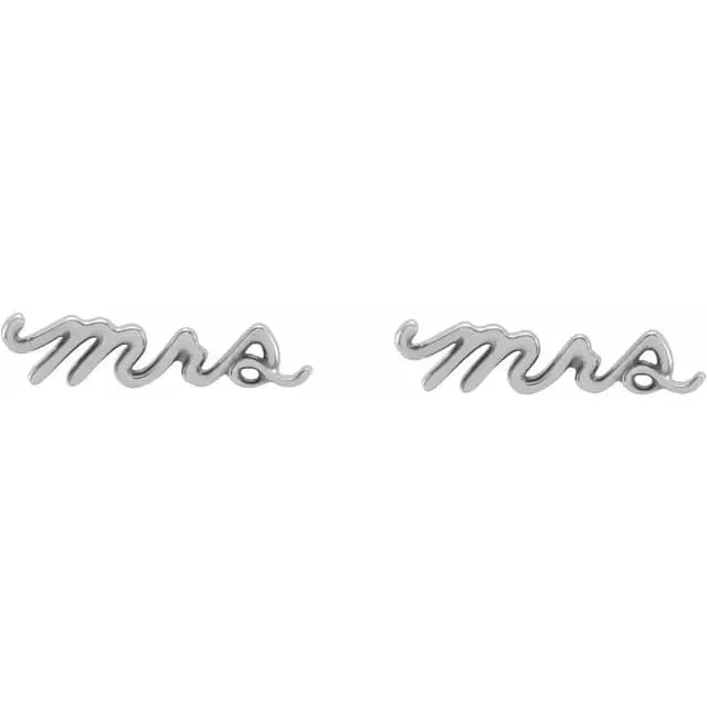 Mrs Earrings - Special Order