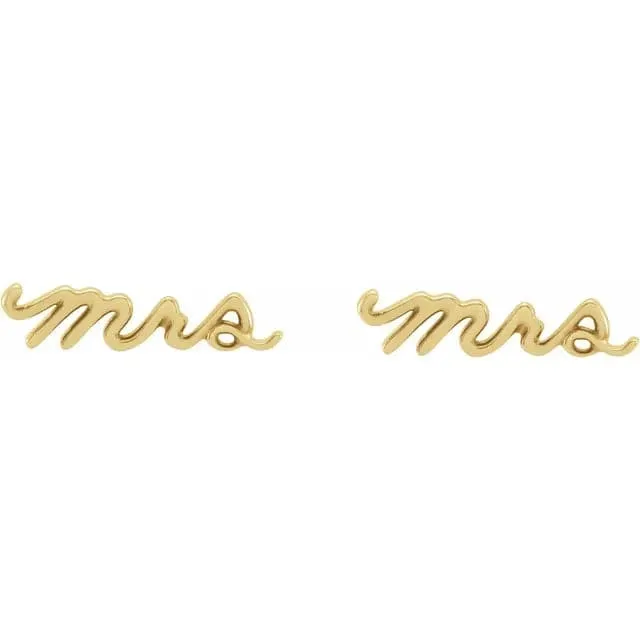 Mrs Earrings - Special Order