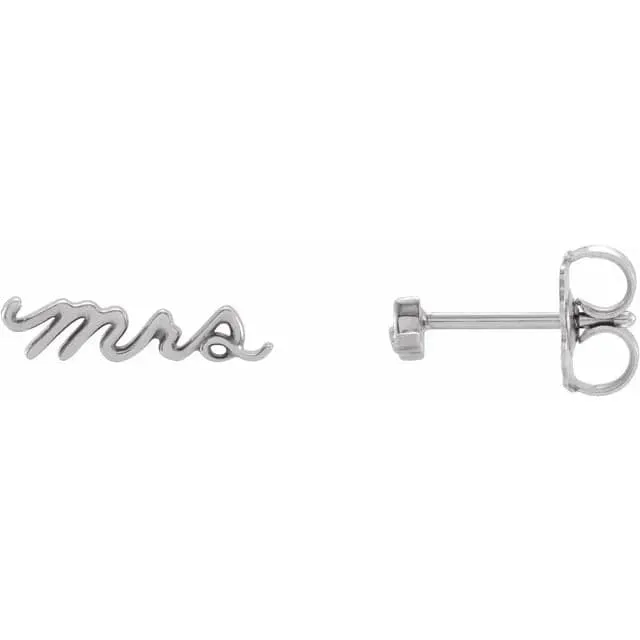 Mrs Earrings - Special Order