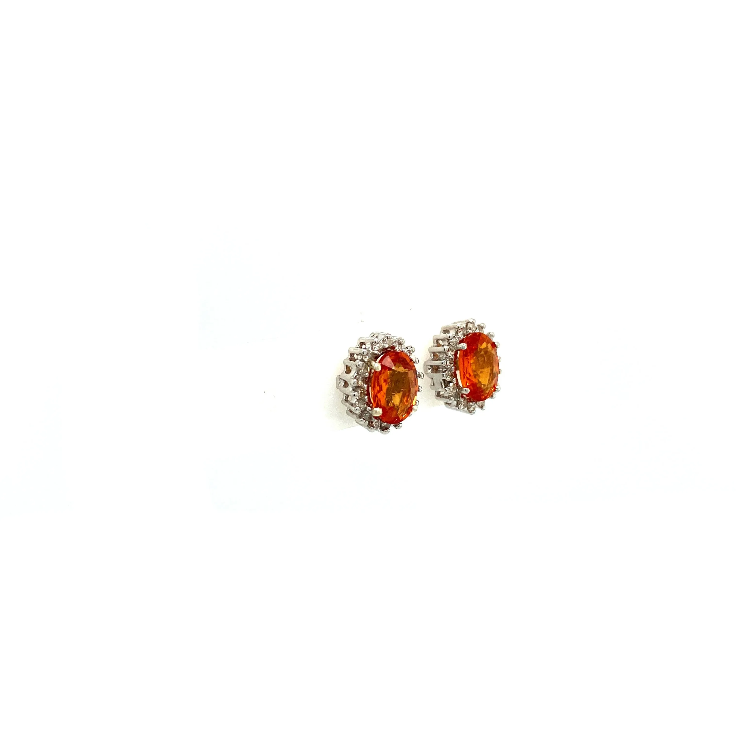 Multi Sapphire Earring in .925 Sterling Silver - KST 53597